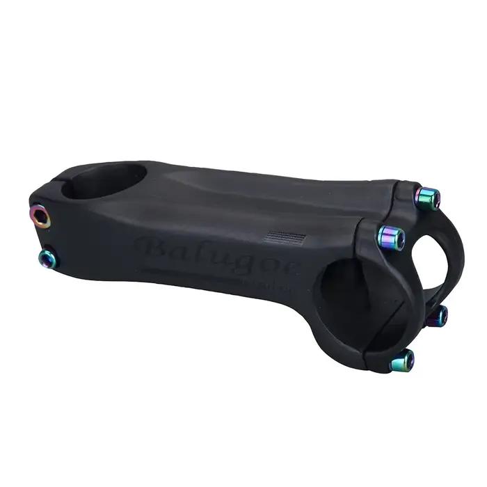 BALUGOE tige de guidon de vélo en carbone ultralégère 6/17 degrés 31.8mm 70mm-130mm puissance tige d