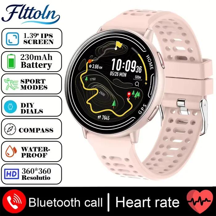 Nouvelle montre intelligente GPS 1.43 AMOLED boussole, étanche IP68, appel Bluetooth, montre multi-s
