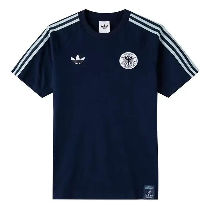 T-shirt de sport Adidas Trefoil pour homme 2026 – Maillot de football respirant et tendance à manche