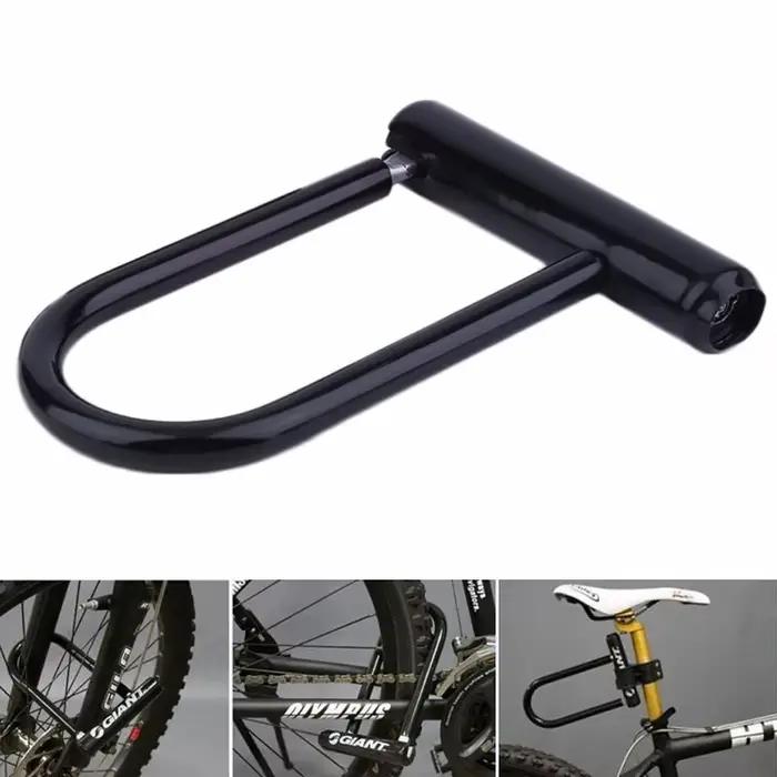 Vélo U serrure portable vtt route vélo roue serrure avec clé antivol sécurité moto Scooter cyclisme