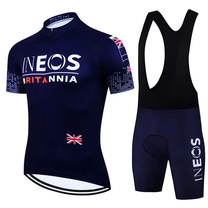 INEOS été homme vêtements de cyclisme pour hommes maillot de vélo ensembles VTT vêtements de sport h