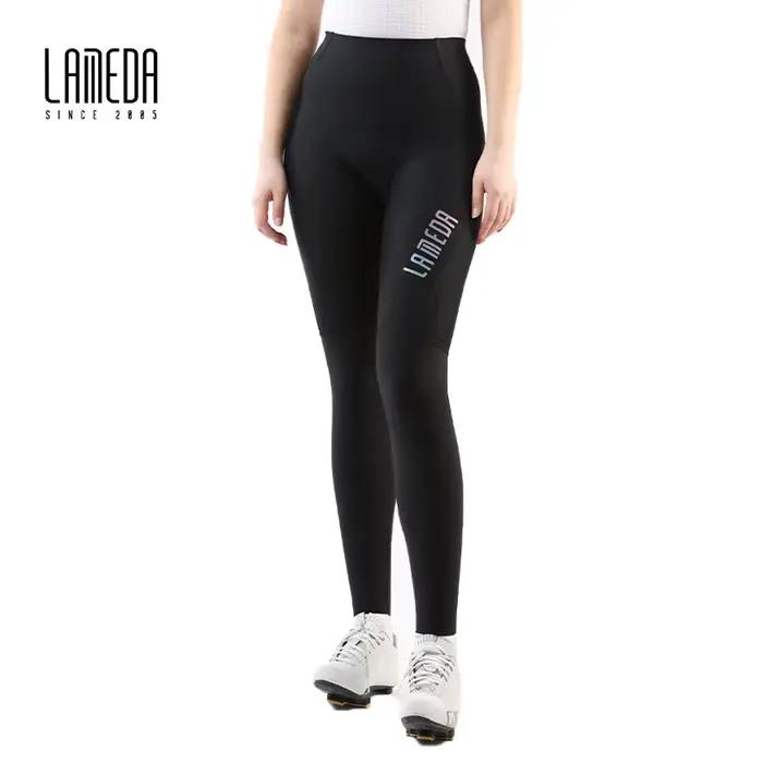 Lameda-Pantalon de Cyclisme Respirant et Confortable pour Femme, Vêtement avec Rembourrage, VTT, Vél
