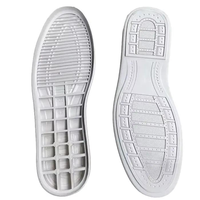 Semelles de chaussures en caoutchouc coordonnantes pour hommes, réparation de chaussures en cuir, po