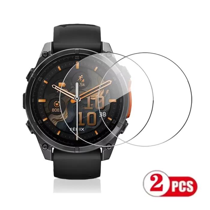 Verre trempé HD pour montres intelligentes Garmin Fenix 8/7/7S/7X/6/6S/6X/5/5S/5X Forerunner 265 645