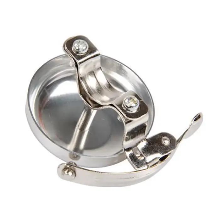 Cloche de vélo rétro, cloche de vélo de loisirs, en aluminium, argent, or, café, marron, cloche de v