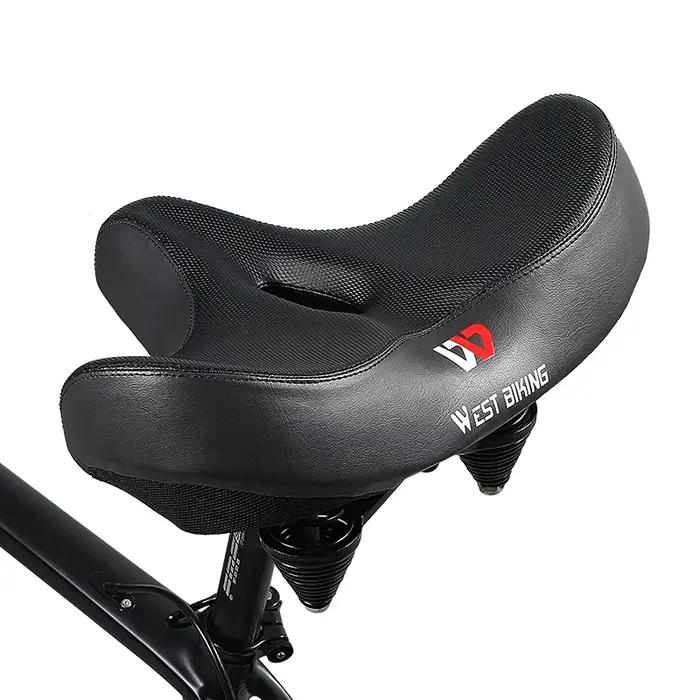 WEST BIKING – selle de vélo ergonomique et souple, coussin large et épais, pour vtt, vélo de route,