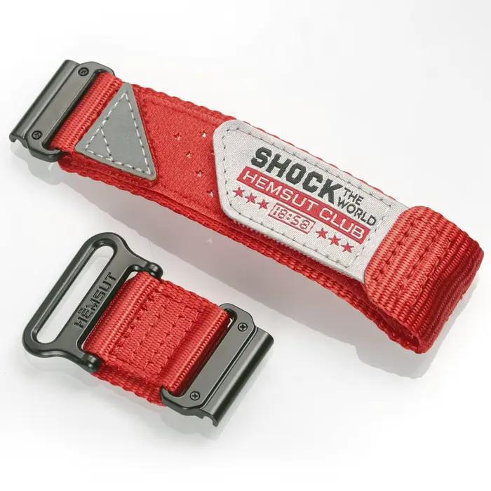 Hemsut-Bracelet de montre Club robuste Garmin, sangles à boucle en nylon, Fenix Tactix, Epix, Instin