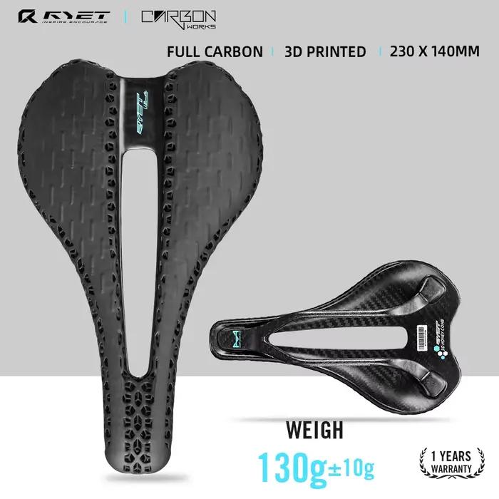 2024 RYET carbone 3D imprimé selle de vélo 7*7 coussin de vélo pour hommes femmes Triathlon route vt