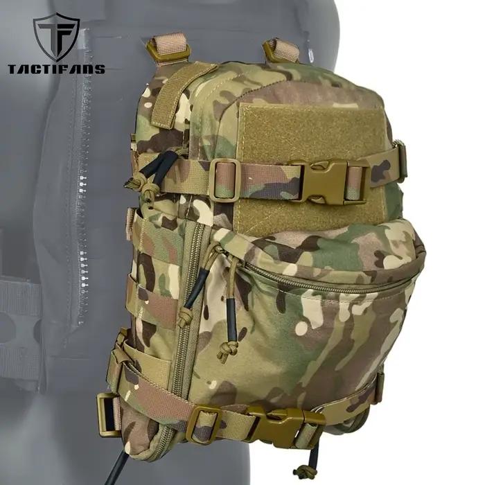 Tactifans Mini sac d'hydratation MOLLE panneau arrière d'eau poche de vessie gilet tactique Airsoft
