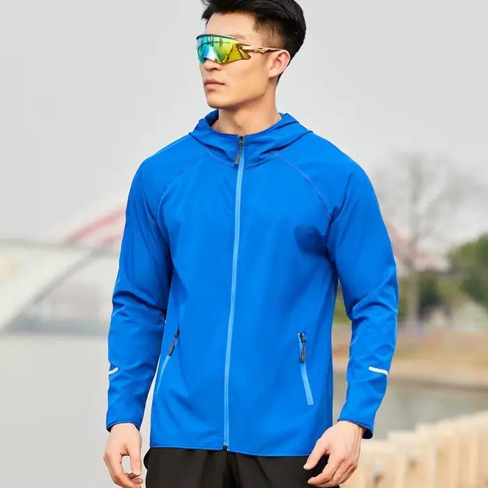 Veste de course pour hommes et femmes, nouveau design printemps/automne, cardigan à capuche, coupe-v