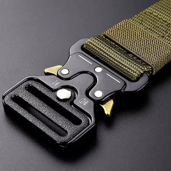 Ceinture tactique à dégagement rapide, ceinture militaire d'extérieur en Nylon véritable souple, acc
