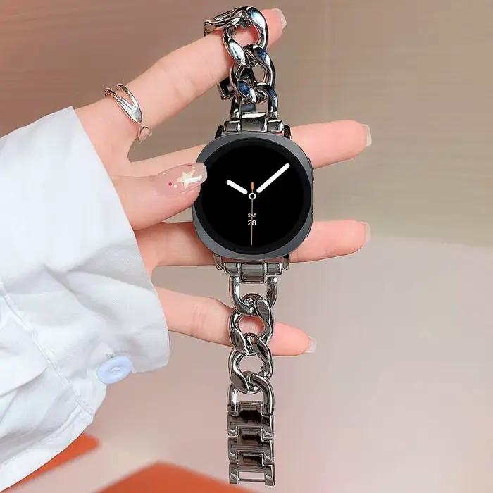 Chaîne mode Bracelet en métal pour Samsung Galaxy montre 8 8Classic Ultra 2 1 Bracelet Bracelet Gala