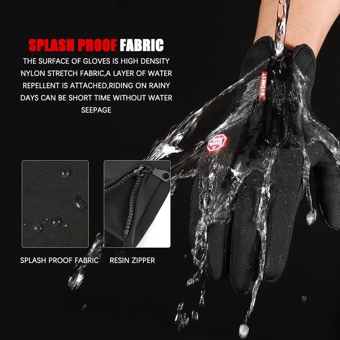 Gants d'hiver pour hommes et femmes, chauds, compatibles avec les écrans tactiles, pour la pêche, la