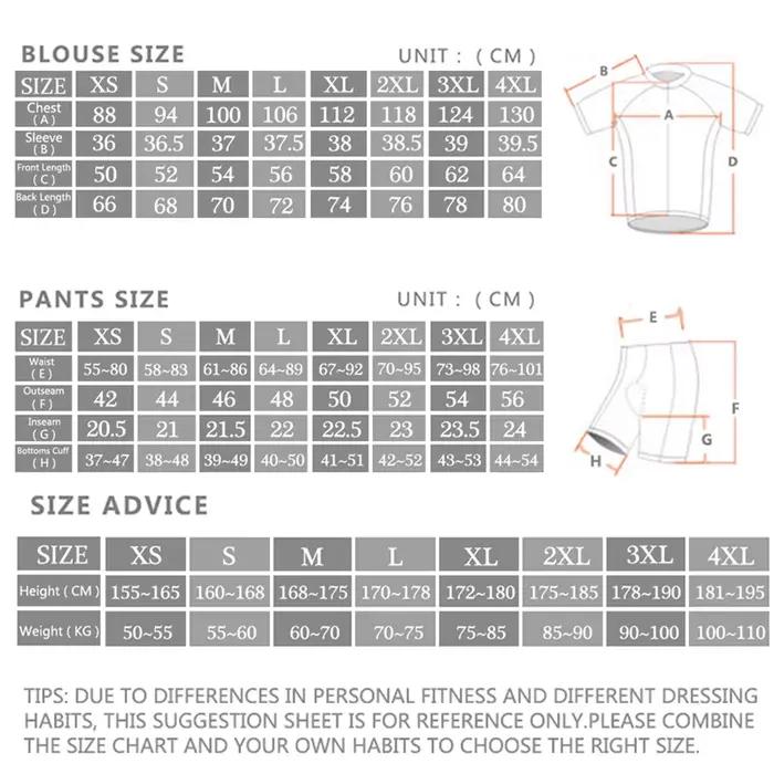 Rcn – Maillot de cyclisme à manches courtes pour hommes, ensemble pour l'été, vêtements de vélo, Rop