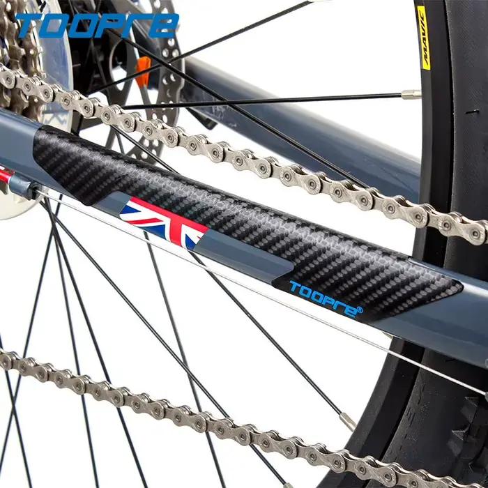 Autocollant de Protection de chaîne de vélo, autocollant de chaîne de soins de vélo de montagne, Fil