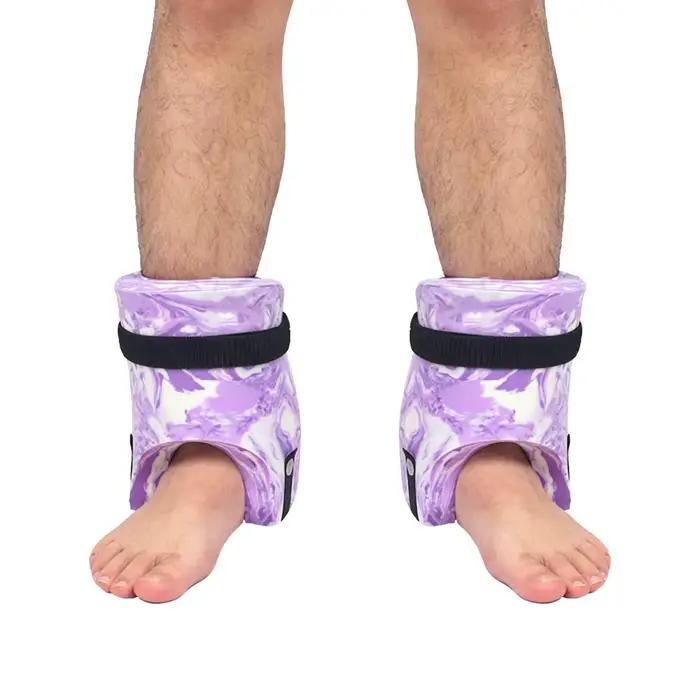 Poids de cheville aquatiques réglables (2 pièces) pour aquagym, exercices aquatiques, entraînement à