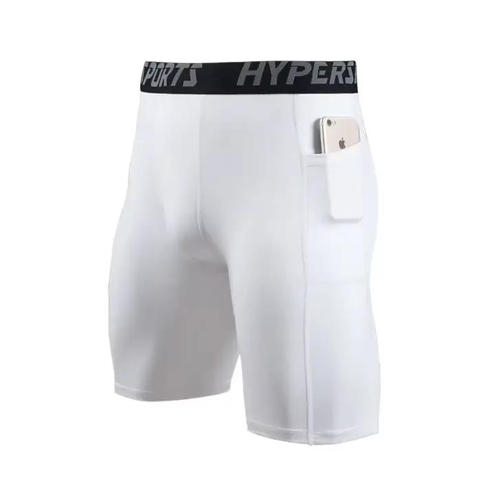 Short de course serré de sport, pantalon de Compression élastique respirant pour entraînement de bas