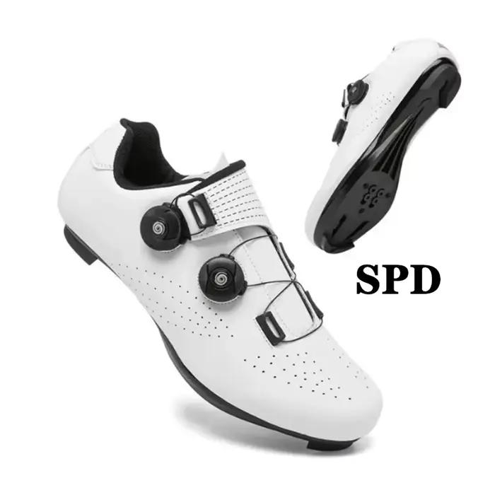 Baskets de cyclisme vtt hommes Sport bottes de vélo de route plat course vitesse baskets Trail monta