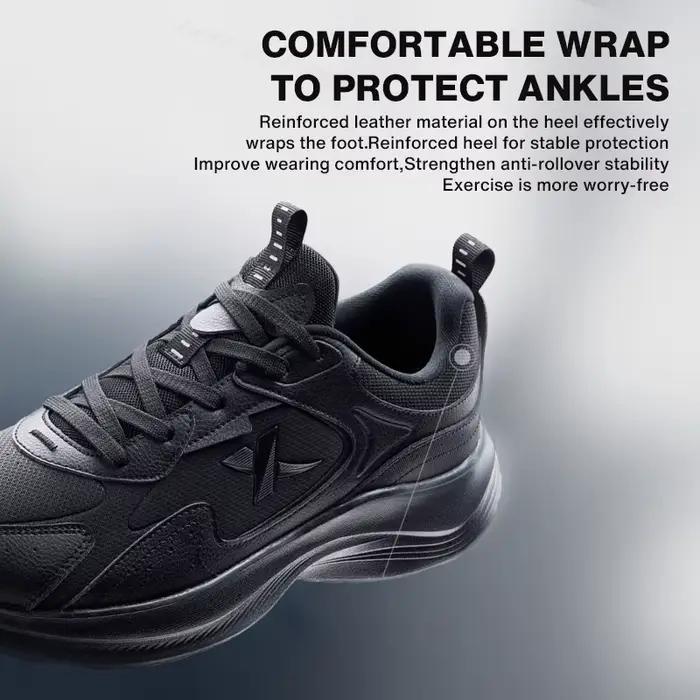 Xtep-Chaussures de course légères et respirantes pour homme, baskets de sport à rebond avec baume an