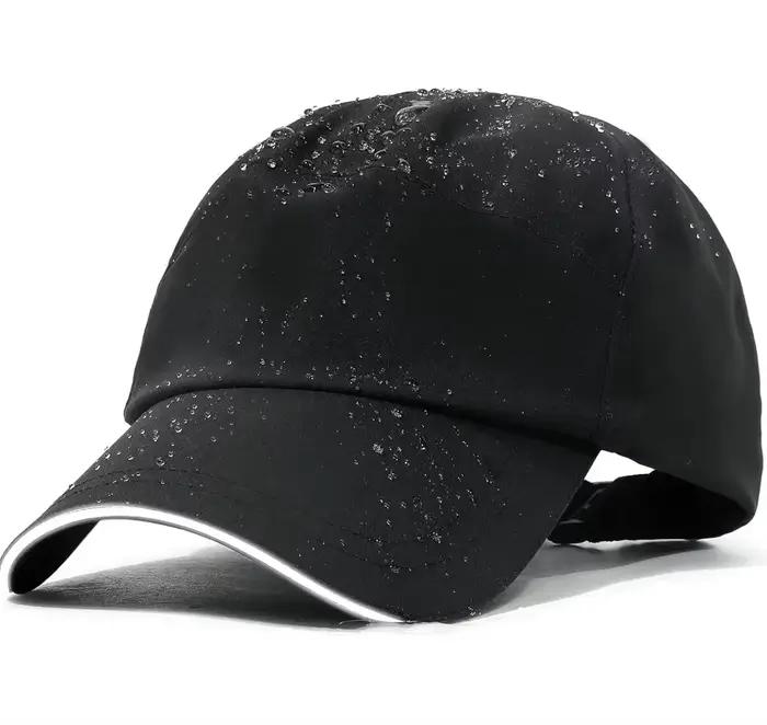 Casquette de course de golf pour hommes et femmes, casquette de baseball imperméable, protection sol
