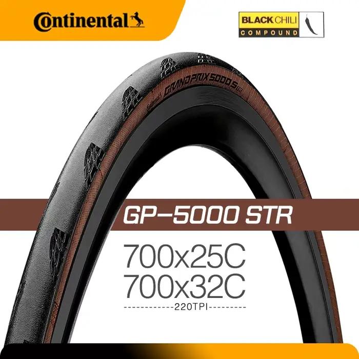 Continental-Vélo de route Tubeless Ready, Grand Prix 5000, 700x25, 32C, GP5000 STR, TT TR 700X28C, V