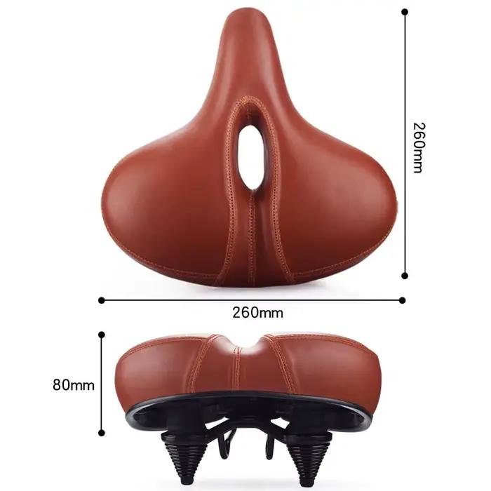 Selle de vélo souple en éponge épaisse, selle en Silicone longue Distance, coussin de siège de vélo