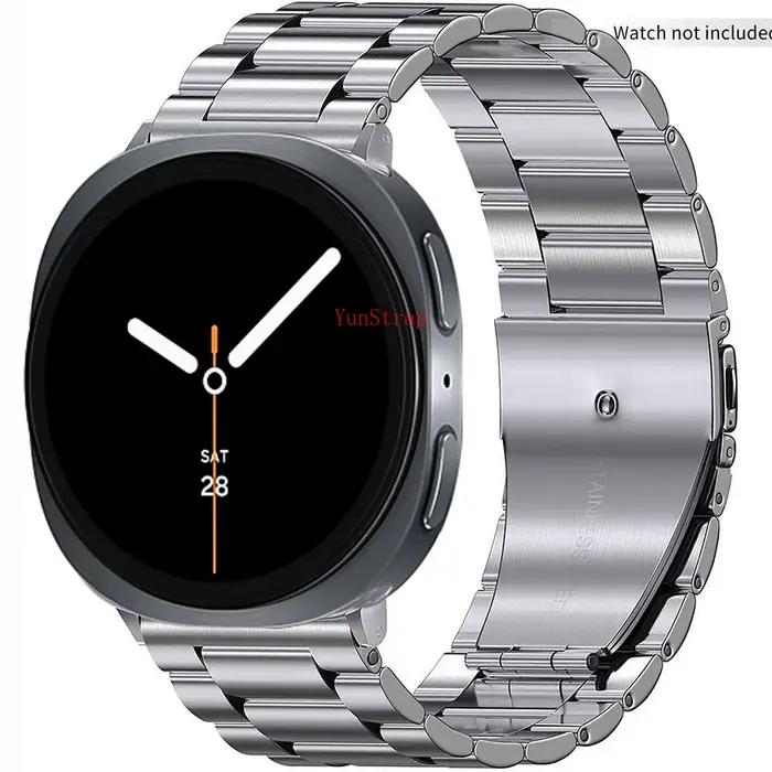 Pour Samsung Galaxy Watch 8 8 Bracelet Ultra classique Bracelet en acier inoxydable solide Galaxy 8