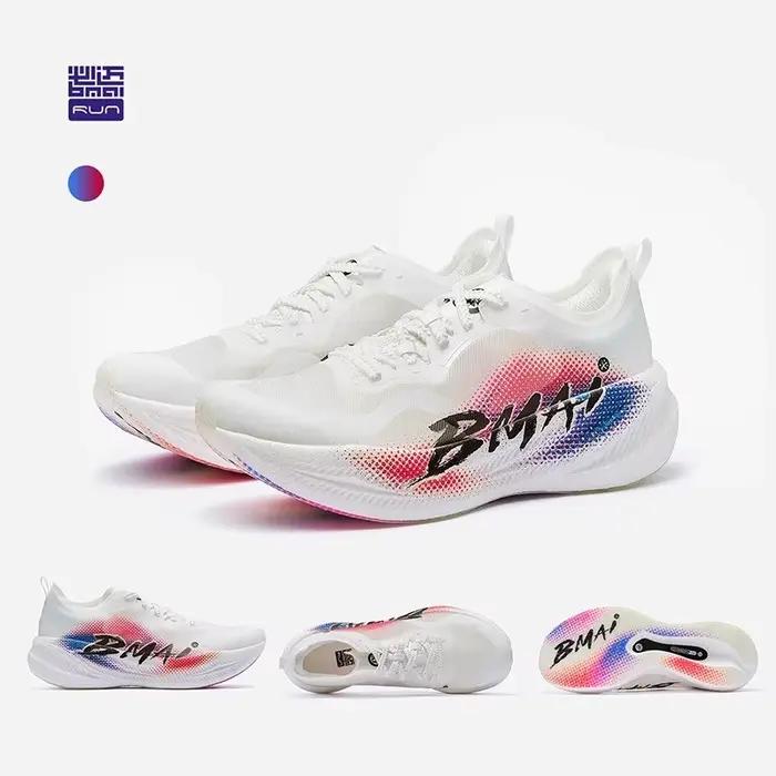 BMAI 21km Marathon plaque de carbone chaussures de course pour hommes de luxe homme formateurs couss