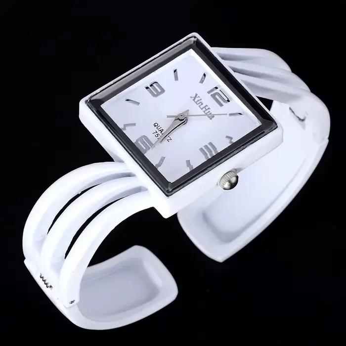 Femmes Bracelet montre Vintage carré femme montres Quartz acier inoxydable dames horloge Feminino Re