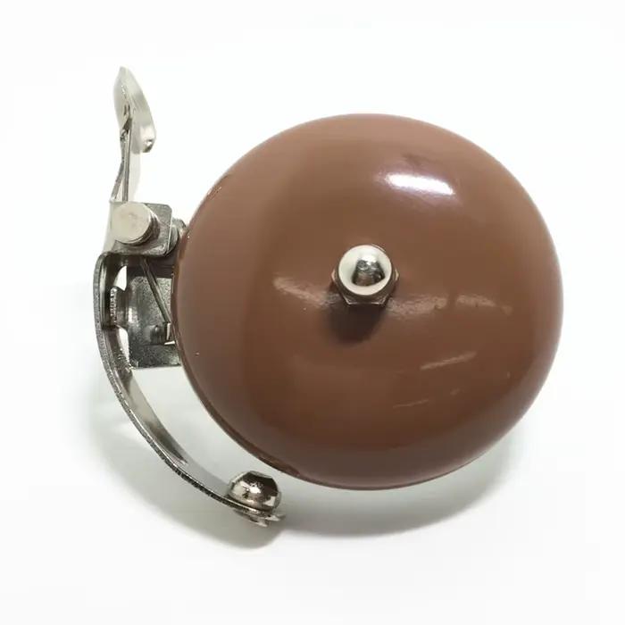 Cloche de vélo rétro, cloche de vélo de loisirs, en aluminium, argent, or, café, marron, cloche de v