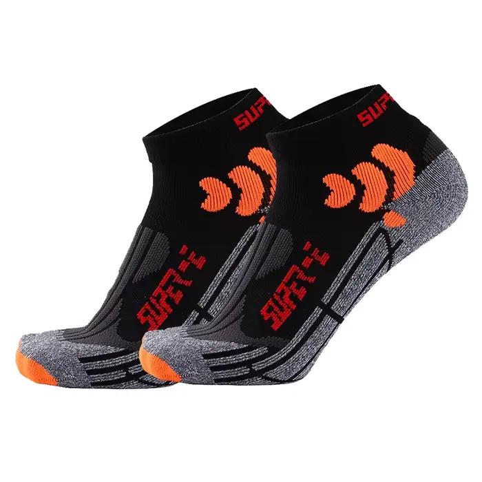Chaussettes de sport de plein air à compression pour hommes et femmes, courtes et amusantes, anti-al