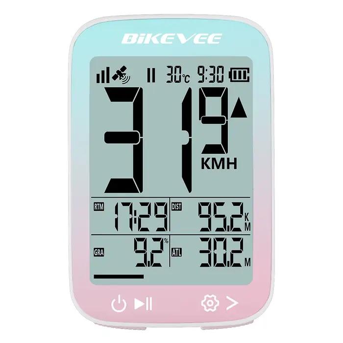 Ordinateur de vélo sans fil GPS, odomètre de vélo MPH KM/H, compteur de vitesse de vélo, odomètre de
