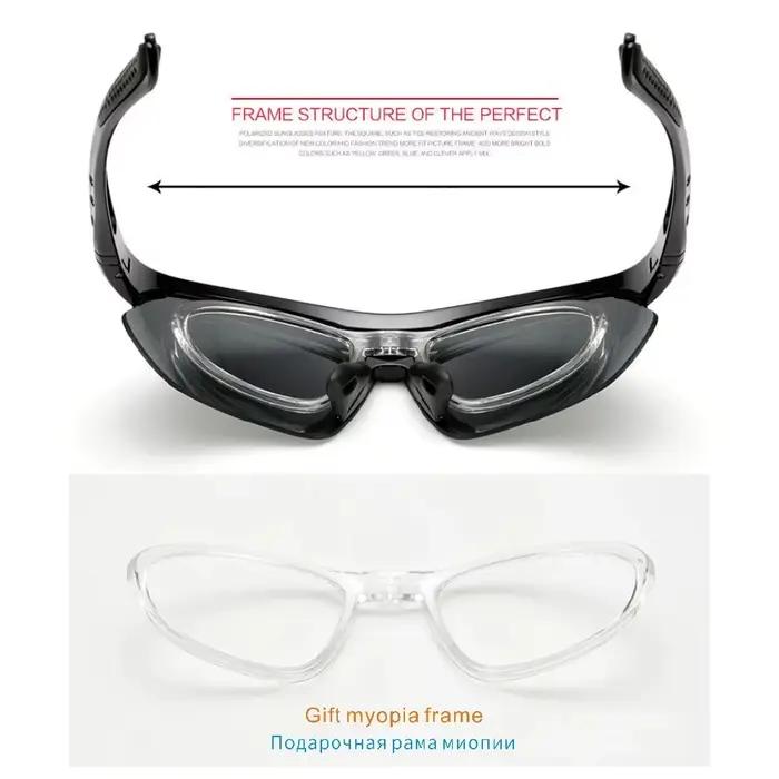 Lunettes de soleil de cyclisme lunettes de sport pour hommes lunettes de vélo de route VTT lunettes