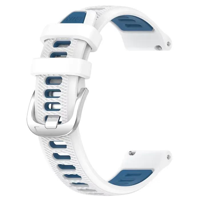 Nouveau bracelet de montre en Silicone de 20mm pour Garmin Forerunner 165 / 245 / 645 / 158 / Vivoac