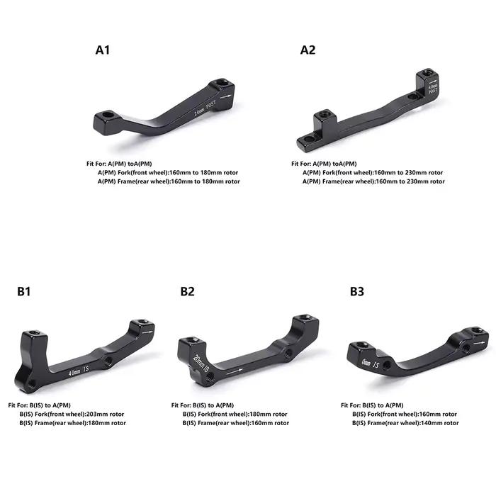 Adaptateur de montage de disque de frein VTT ultraléger, pour rotor de 140, 160, 180, 203mm