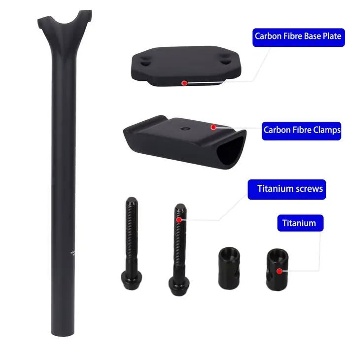 ELITAONE tige de selle de vélo en Fiber de carbone vtt/route tige de selle UD mat 27.2/30.9/31.6mm p