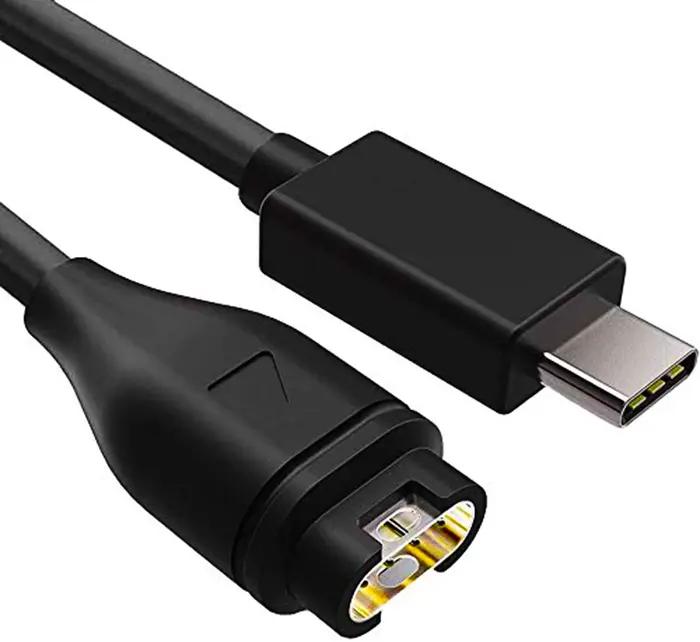Câble USB de Type C pour synchronisation de données, Compatible avec Garmin Fenix 6 6S 6X Pro,Fenix