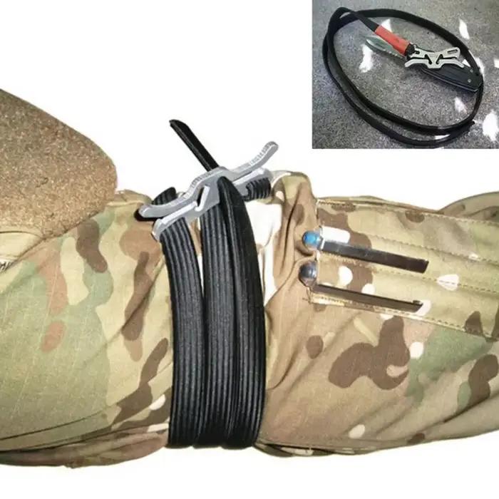 Garrot d'urgence rapide pour sports de plein air, équipement de survie en plein air, opération à une