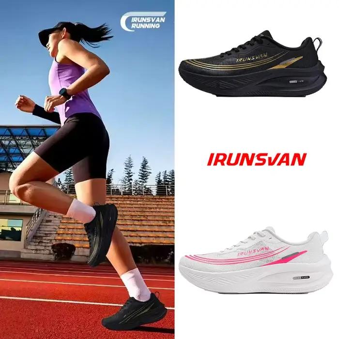 IRUNSVAN nouvelles chaussures de course légères pour hommes et femmes, chaussures de sport absorbant les chocs et résistantes à l'usure