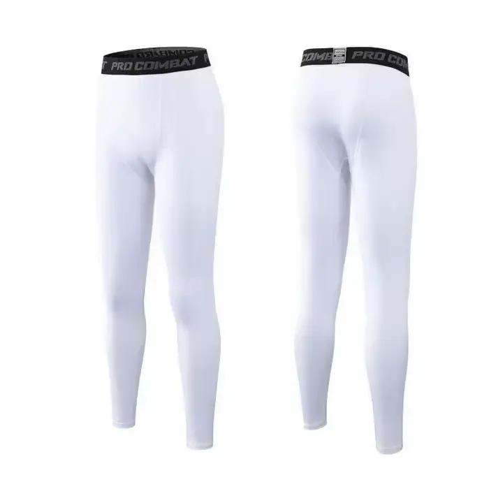 Pantalons de compression pour hommes, collants, leggings pour la course à pied, l'entraînement, le sport, le fitness, séchage rapide, pantalons d'entraînement