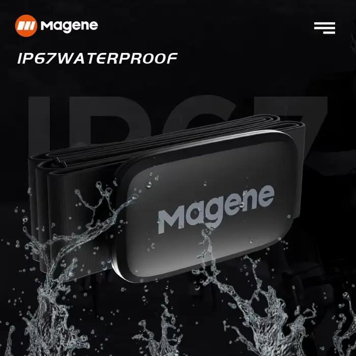 Magene Mover H64 capteur de fréquence cardiaque double Mode ANT Bluetooth avec sangle pectorale ordinateur de cyclisme vélo pour moniteur de sport Wahoo Garmin