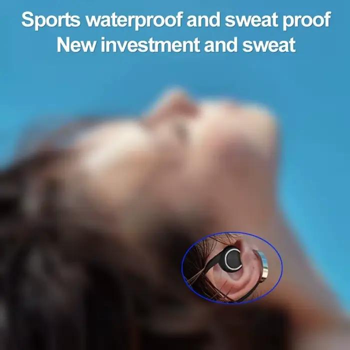 Écouteurs sans fil Bluetooth casque de sport en cours d'exécution