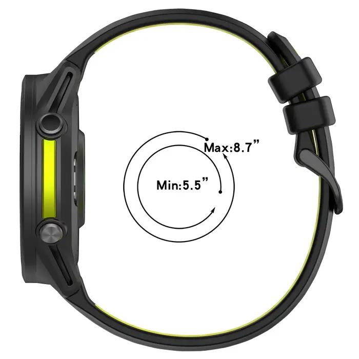 Bracelet en Silicone officiel pour Garmin Forerunner 970 965 955 945 935 745