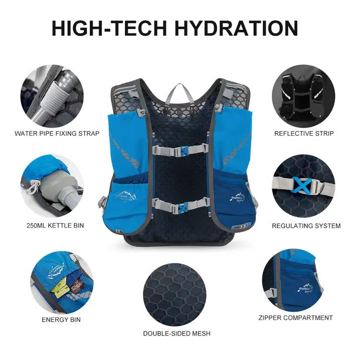 Inoxto – sac à dos de sport de plein air pour hommes et femmes, gilet hydratant pour Marathon, adapté au partage, cyclisme, randonnée, sport, voyage