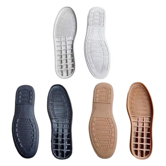 Semelles de chaussures en caoutchouc coordonnantes pour hommes
