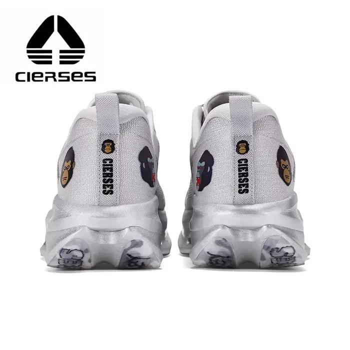 Chaussures de course CIERSES Air Cushion Full Palm Carbon Plate pour hommes