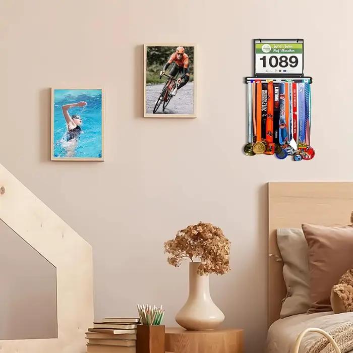 Support de présentation pour dossards de course et médailles - Peut contenir plus de 40
