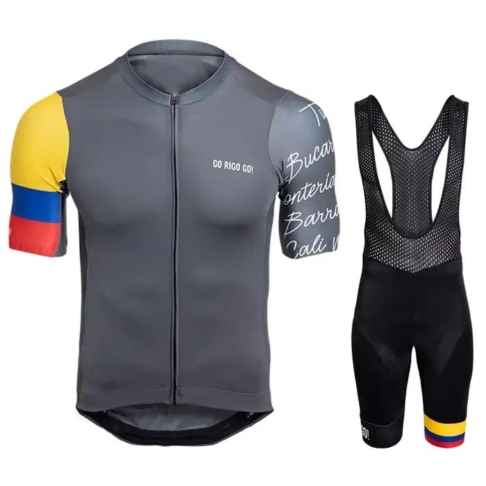 Maillot de cyclisme homme Go Rigo Go ensemble été à manches courtes avec gel pad pour performance optimale occasions spéciales