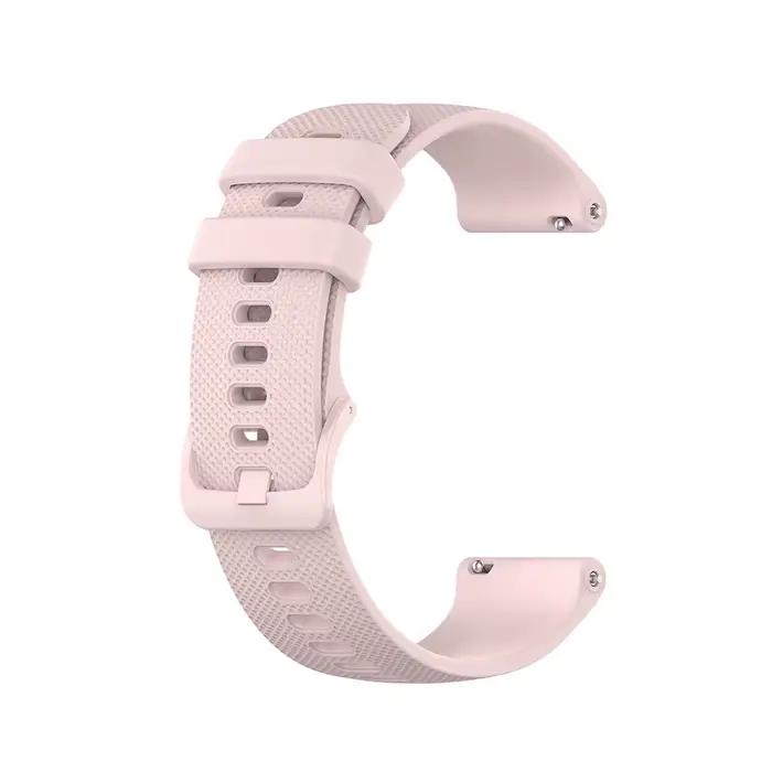 Bracelet en silicone pour Garmin Forerunner 255 255S Music 245 55 compatible avec tracker de fitness pour femmes et hommes occasion sportive et quotidienne