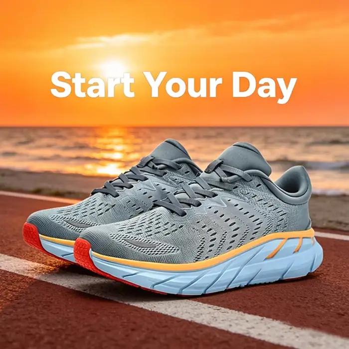 Chaussures de course et de marche sur route pour hommes | Confort maximal et rembourrage optimal | Durable et